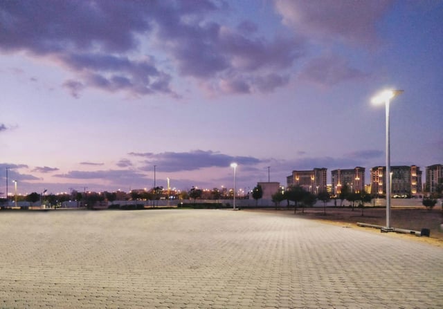 Solar Street light in Masdar